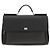 Dolce & Gabbana Borsa Bos Taurus in pelle di vitello nera