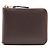 Comme Des Garcons Brown Cowhide Leather Wallet