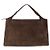 Brunello Cucinelli Borsa a tracolla in pelle scamosciata marrone