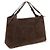 Brunello Cucinelli Borsa a tracolla in pelle scamosciata marrone - vista 3
