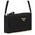 Prada Borsa a tracolla in viscosa nera - vista 3