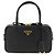 Prada Borsa in pelle di vitello nera
