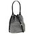 Prada Borsa Bucket Crystal Satin Marrone Pelle Saffiano - vista 2