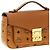 MCM Borsa crossbody in polietilene marrone - vista 3