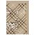 Sciarpa Burberry Check Paws on Parade in seta beige - vista 3