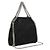 Stella Mc Cartney Borsa in poliestere nera - vista 2