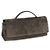 Brunello Cucinelli Borsa in pelle scamosciata marrone - vista 2