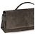 Brunello Cucinelli Borsa in pelle scamosciata marrone - vista 4