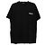 Balenciaga Wave Logo Baumwoll-T-Shirt Schwarz