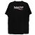 Balenciaga Wave Logo Baumwoll-T-Shirt Schwarz - Ansicht 2