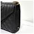 Autre Marque Borsa a Spalla con Catena a Busta Borsa Crossbody Nera - vista 8
