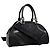 Prada Borsa Tote Bowling in nylon con logo, borsa a tracolla nera