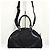 Prada Borsa Tote Bowling in nylon con logo, borsa a tracolla nera - vista 7