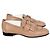 Hermès Mocassini da donna con frange e fibbia in Beige Perlino - vista 9