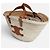 Céline Petit Panier Sac Cabas en Feuille de Palmier et Veau Classic - vue 2