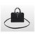 Autre Marque Borsa a spalla Monogram Cabas in pelle di vitello Gold Small Nera - vista 2