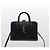 Autre Marque Borsa a spalla Monogram Cabas in pelle di vitello Gold Small Nera - vista 8