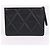 Salvatore Ferragamo Clutch matelassé nera con tracolla Medium - vista 5