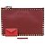 Clutch Rockstud Valentino Marrone Pelle