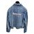 Balenciaga Wave Logo Denim Jacke Größe