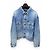 Balenciaga Denimjacke mit BB-Logo