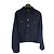 Gucci Giacca in denim con logo e strisce laterali