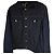 Gucci Giacca in denim con logo e strisce laterali - vista 2