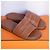 Hermès Sandalo Slipper Pacific Leather Gold - vista 4