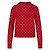 Comme Des Garcons Jersey de lã com malha de padrão de bolinhas estampado