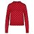 Comme Des Garcons Jersey de lã com malha de padrão de bolinhas estampado - vista 4
