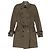 Burberry Chaqueta corta trench de algodón caqui