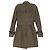 Burberry Chaqueta corta trench de algodón caqui - vista 2