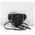 Prada Mini borsa a tracolla con catena Triangle in Saffiano Nero - vista 11