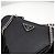 Prada Mini borsa a tracolla con catena Triangle in Saffiano Nero - vista 5