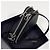 Prada Mini borsa a tracolla con catena Triangle in Saffiano Nero - vista 7
