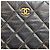 Clutch Chanel Caviar Nera in Pelle Oro - vista 6