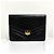 Chanel Clutch con patta Chevron Nero - vista 4