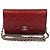 Chanel Borsa a tracolla WOC Wallet on Chain in vernice rossa - vista 2
