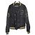 Prada Re-Nylon Varsity Logo Patch Bomber Jacket