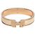 Hermès Bracciale Rigido Blanc Narrow Cream Rose Gold