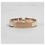 Hermès Bracciale Rigido Blanc Narrow Cream Rose Gold - vista 6