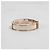 Hermès Bracciale Rigido Blanc Narrow Cream Rose Gold - vista 7