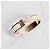 Hermès Bracciale Rigido Blanc Narrow Cream Rose Gold - vista 8