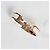 Hermès Bracciale Rigido Blanc Narrow Cream Rose Gold - vista 9