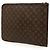 Borsa Business Portfolio Louis Vuitton Monogram Poche Documents Marrone - vista 2