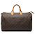 Borsa Boston Louis Vuitton Monogram Speedy 40 Marrone