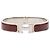 Bracciale Clic H PM stretto in smalto rosso Hermès