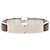 Bracciale Clic H PM stretto in smalto rosso Hermès - vista 3