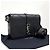 Autre Marque Borsa a tracolla Monogram University Crossbody Black - vista 3