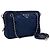 Prada Borsa a tracolla trapuntata in nylon con logo triangolare Navy